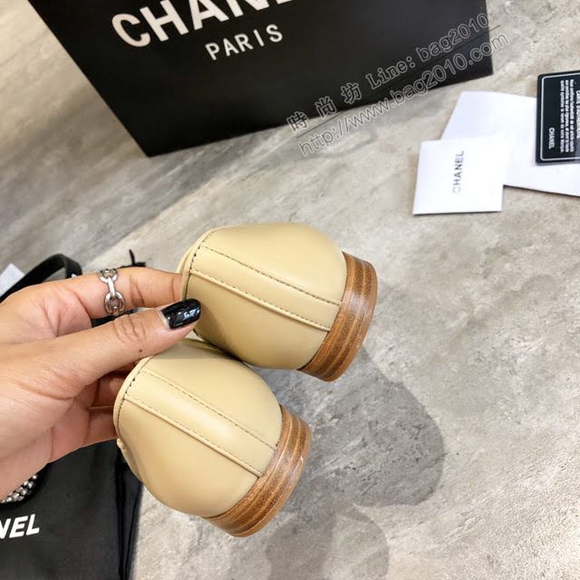 Chanel女鞋 香奈兒2020早春新款單鞋 Chanel女士單皮鞋  naq1276